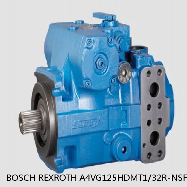 A4VG125HDMT1/32R-NSF02F041S-S BOSCH REXROTH A4VG VARIABLE DISPLACEMENT PUMPS