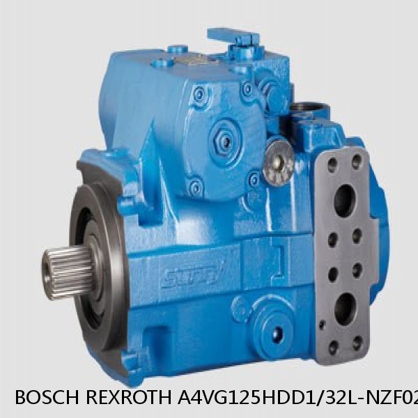 A4VG125HDD1/32L-NZF02F001S BOSCH REXROTH A4VG VARIABLE DISPLACEMENT PUMPS