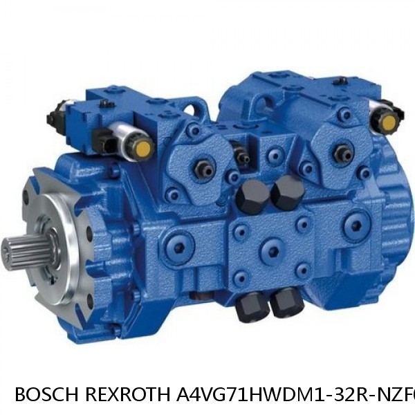 A4VG71HWDM1-32R-NZF02F071S BOSCH REXROTH A4VG VARIABLE DISPLACEMENT PUMPS #1 small image