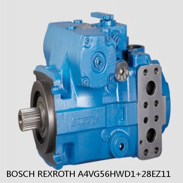 A4VG56HWD1+28EZ11 BOSCH REXROTH A4VG VARIABLE DISPLACEMENT PUMPS #1 small image