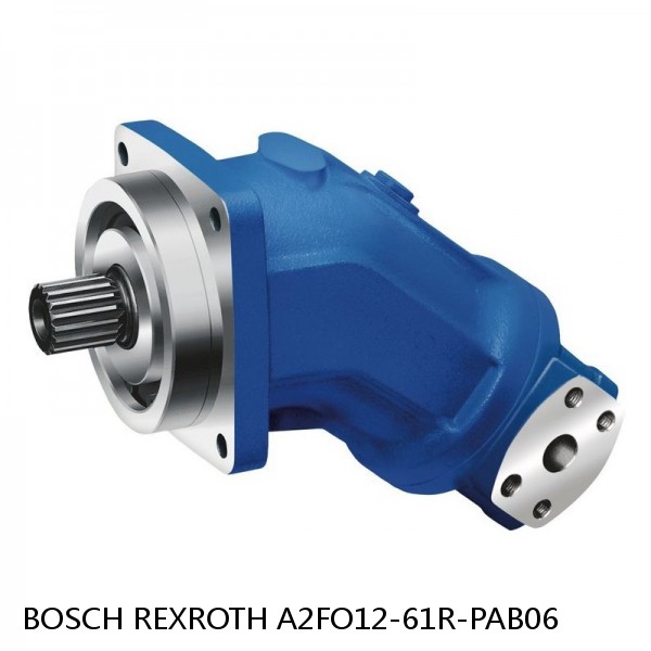 A2FO12-61R-PAB06 BOSCH REXROTH A2FO FIXED DISPLACEMENT PUMPS #1 small image